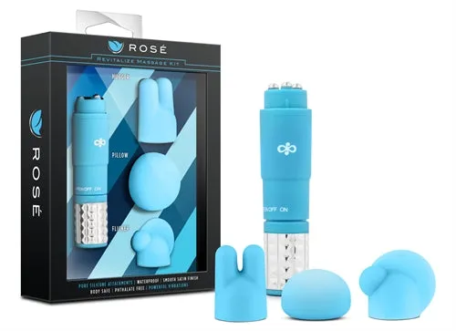 Blush Rose Revitalize Massage Kit Blue Vibrators