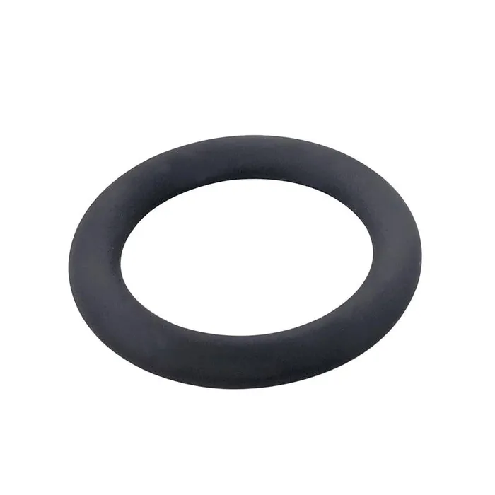 Brutus Male Sex Toys Slim Donut Silicone Cock Ring diam 50 mm Black
