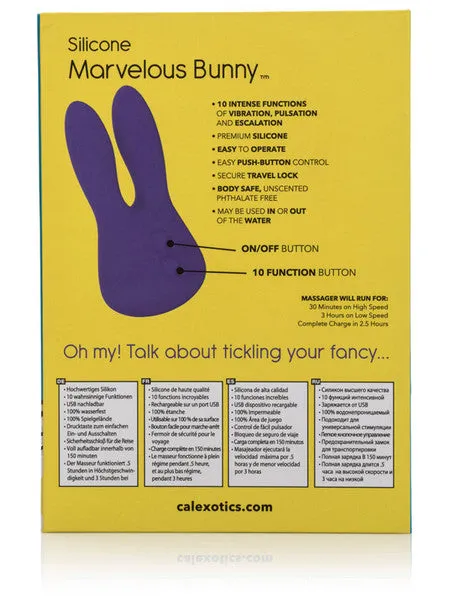 CalExotics Female Sex Toys Mini Marvels Silicone Marvelous Bunny