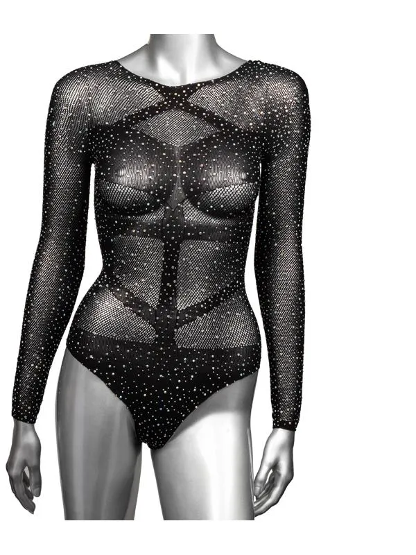 CalExotics Male Sex Toys Radiance Plus Size Long Sleeve Body Suit