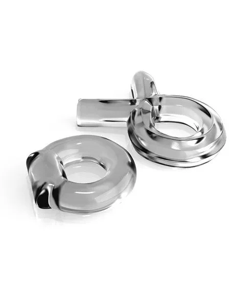Classix Couples Cock Ring Set Clear Pipedream Products Couples