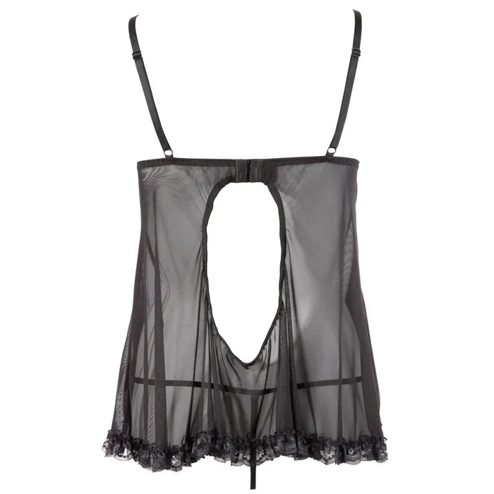 Cottelli Collection Vibrators Cottelli Open Babydoll And String Back Cottelli Collection Vibrators Cottelli Open Babydoll And String Back