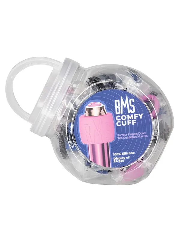 Couples BMS Factory Swan Bullet Comfy Cuff Donut Ring 24 piece Bowl