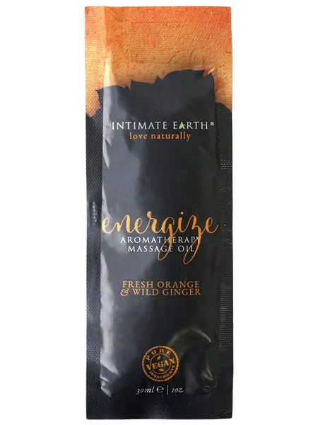 Couples Intimate Earth Energize Massage Oil Foil 30ml1oz