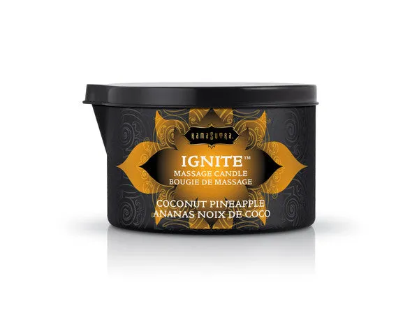 Couples Kama Sutra Products KS IGNITE Massage Candle Coconut Pineapple