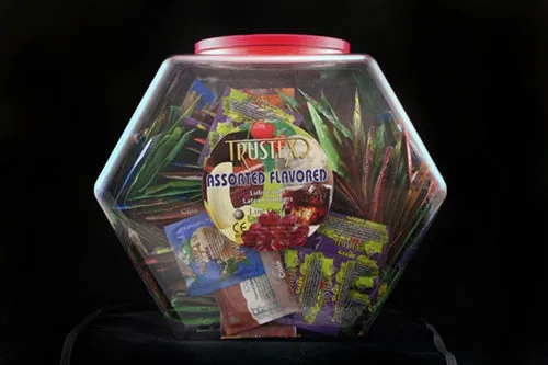 Couples Trustex Trustex Assorted Flavors 288 Piece Fishbowl