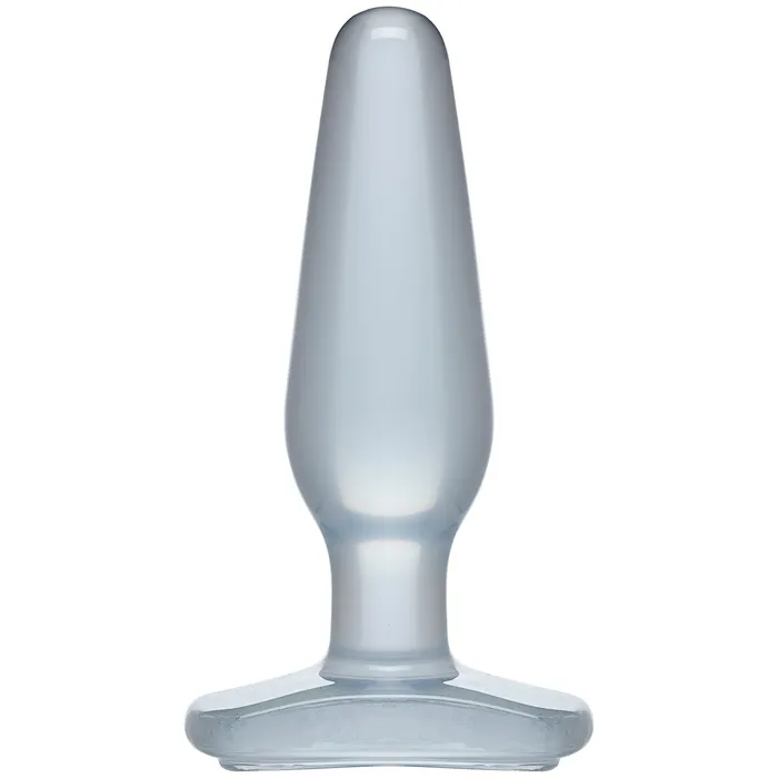 Crystal Jellies Butt Plug Medium Clear Doc Johnson Anal
