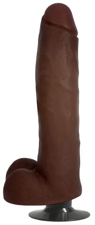 Curve Toys Dildos Jock 11 Inch Vibrating Dong With Balls
