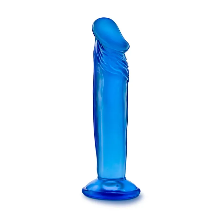 Dildos B Yours Sweet n Small 6 Inch Dildo With Suction Cup Blue Blush