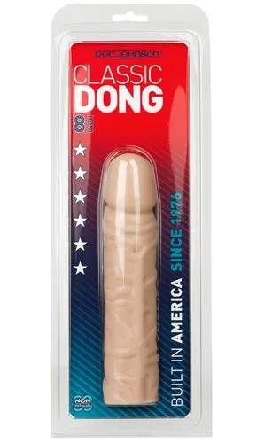 Dildos Classic 8 Inch Dong White Doc Johnson