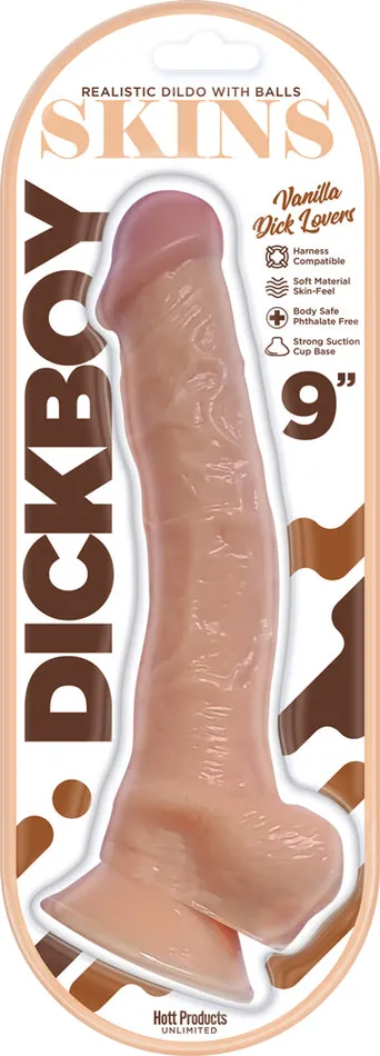 Dildos Hott Products Dickboy Skins Dildo With Balls 9 Inch Vanilla Dick Lovers Dildos Hott Products Dickboy Skins Dildo With Balls 9 Inch Vanilla Dick Lovers