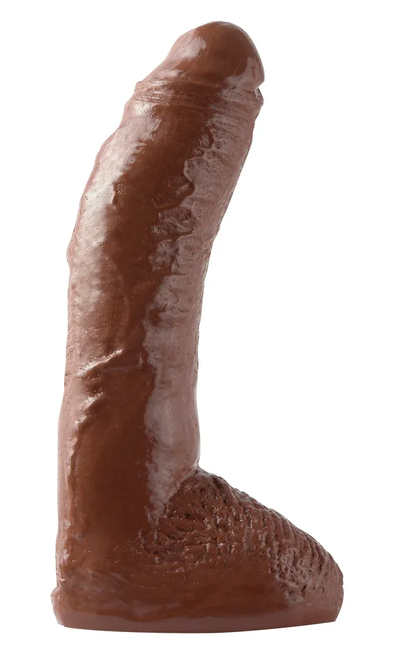 Dildos Pipedream Basix Rubber Works 10 Inch Fat Boy Brown