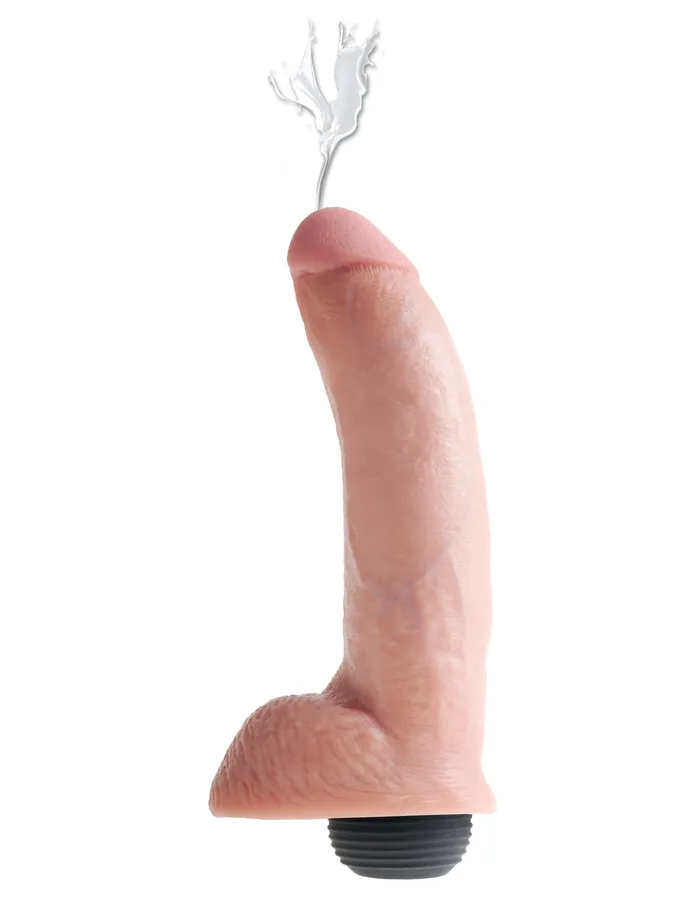 Dildos Pipedream King Cock 9 Inch Squirting Cock With Balls Flesh