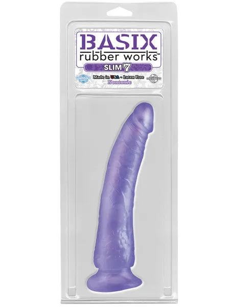 Dildos Pipedream Products Basix Slim Dong 7in Purple