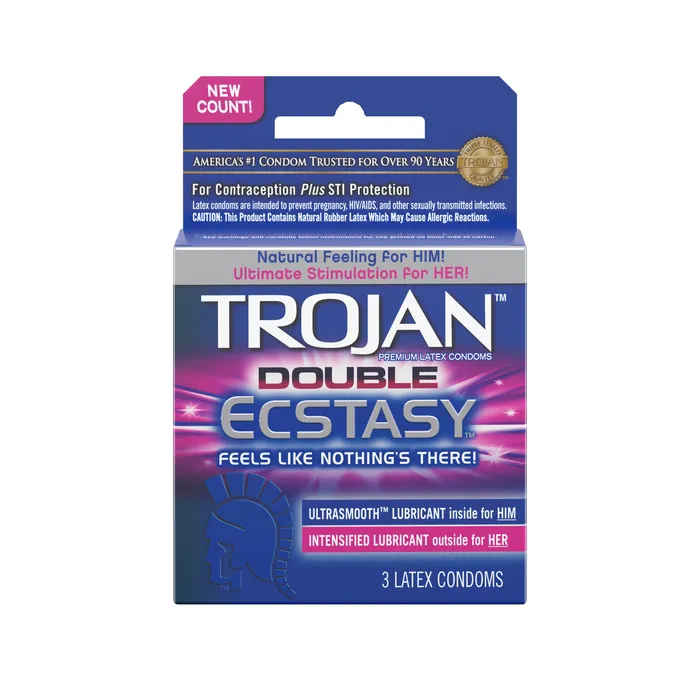 Dildos Trojan Double Ecstasy 3 Pack Paradise Marketing