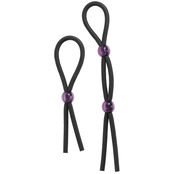 Doc Johnson Anal Silicone Cock Ties Black