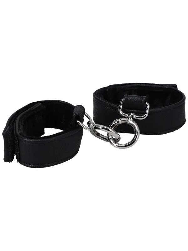 Doc Johnson HandCuffs In A Bag Black Anal