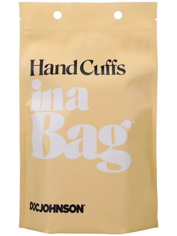 Doc Johnson HandCuffs In A Bag Black Anal Doc Johnson HandCuffs In A Bag Black Anal