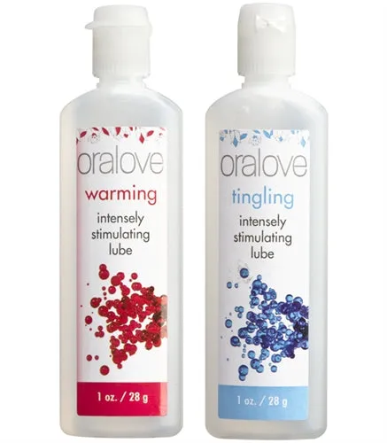 Doc Johnson Oral Love Dynamic Duo Warming and Tingling Vibrators