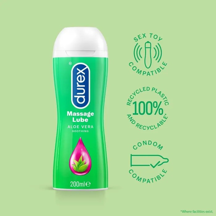 Durex Condoms Durex Massage Lube Aloe Vera Soothing 200ml Couples Durex Condoms Durex Massage Lube Aloe Vera Soothing 200ml Couples