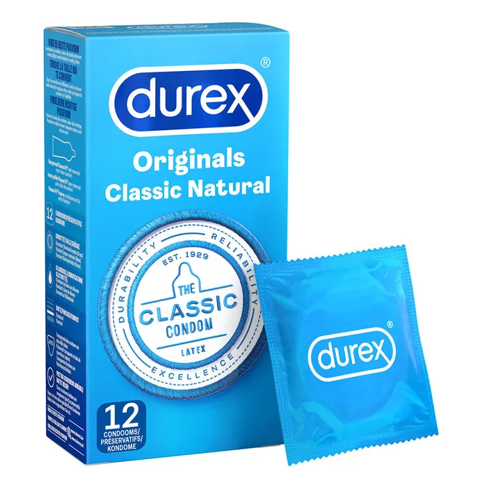 Durex Condoms Durex Originals Classic Natural Condoms 12 Pack Female Sex Toys Durex Condoms Durex Originals Classic Natural Condoms 12 Pack Female Sex Toys