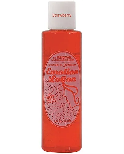 Emotion Lotion Vibrators Emotion Lotion Strawberry 4 Fl Oz