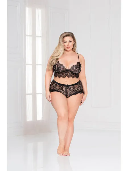 Enchanting Bra Set 11127X Black 3X4X H Seven Til Midnight Anal