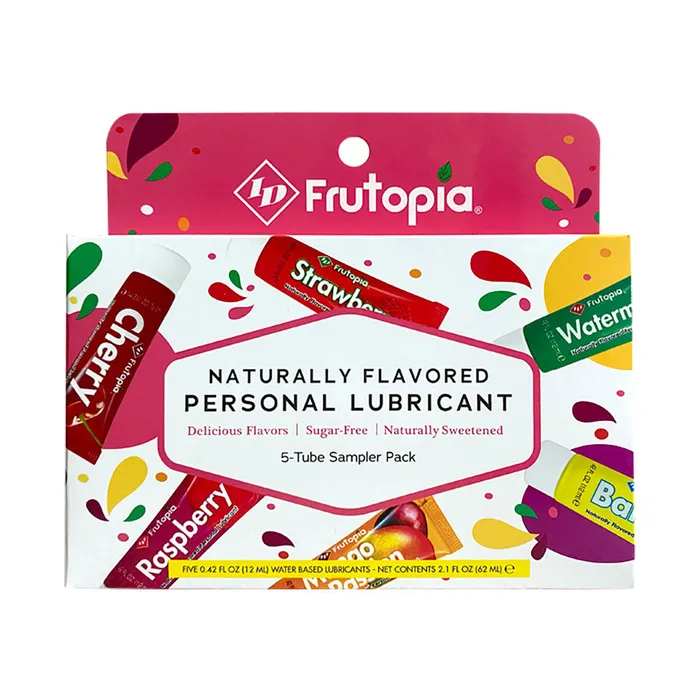 Enhancers ID Lubricants Frutopia 5Tube Sampler Pack Assorted Flavors