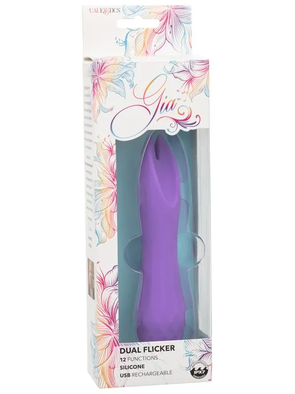 Female Sex Toys CalExotics Gia Dual Flicker Female Sex Toys CalExotics Gia Dual Flicker