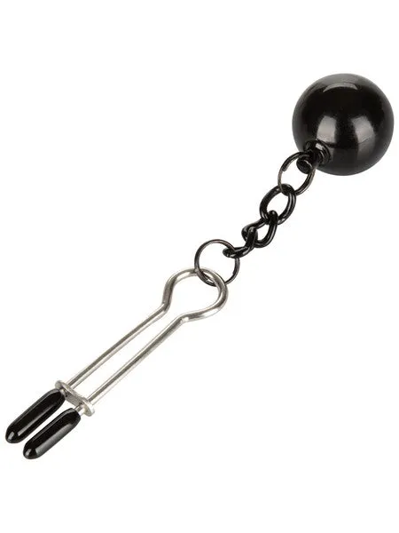 Female Sex Toys CalExotics Nipple Grips Weighted Tweezer Nipple Clamps