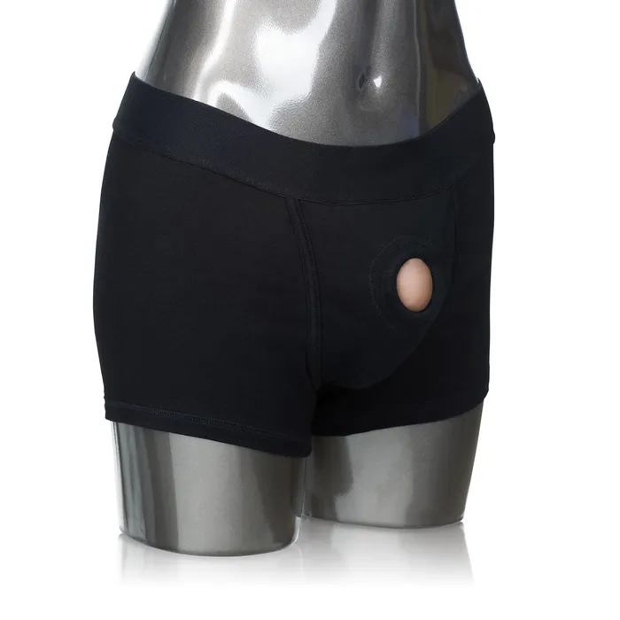 Female Sex Toys CalExotics Packer Gear Black Boxer Brief Harness Xl2xl