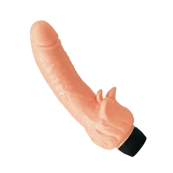 Female Sex Toys Seven Creations Vinyl Vibrator With Clitoral Stimulator