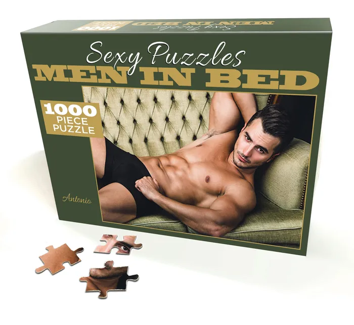 Female Sex Toys Sexy Puzzles Men in Bed Antonio Little Genie