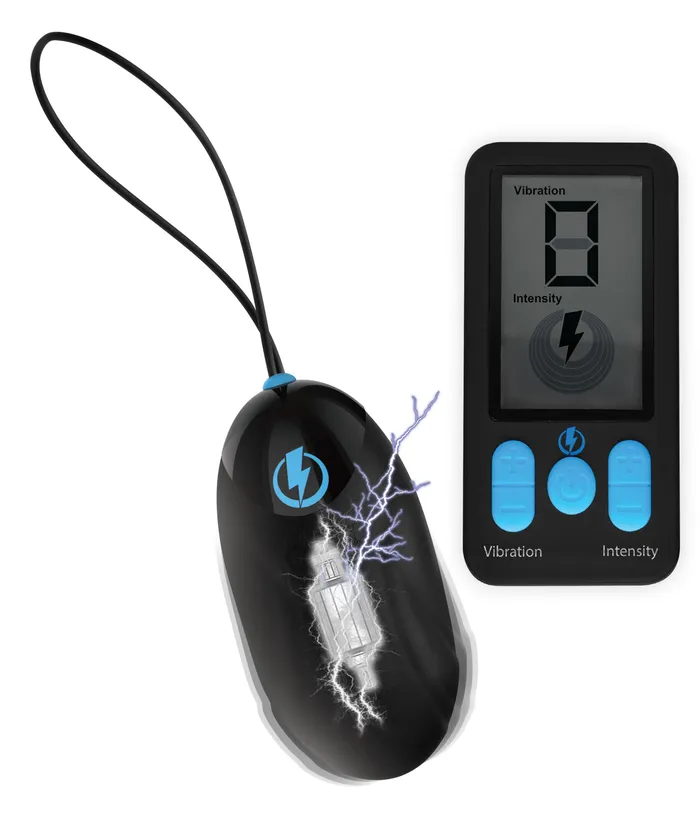 Female Sex Toys XR Brands Zeus Electrosex EStim Pro Silicone Vibrating Egg With Remote Control Black Female Sex Toys XR Brands Zeus Electrosex EStim Pro Silicone Vibrating Egg With Remote Control Black