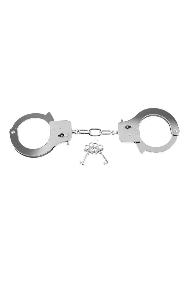 Fetish Fantasy Series Metal Handcuffs Silver Pipedream Couples