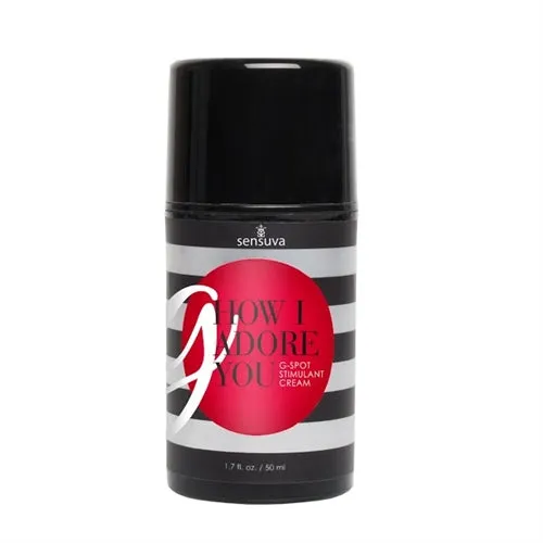 G How I Adore You GSpot Stimulation Cream 17 Fl Oz LuvMyToyz Male Sex Toys