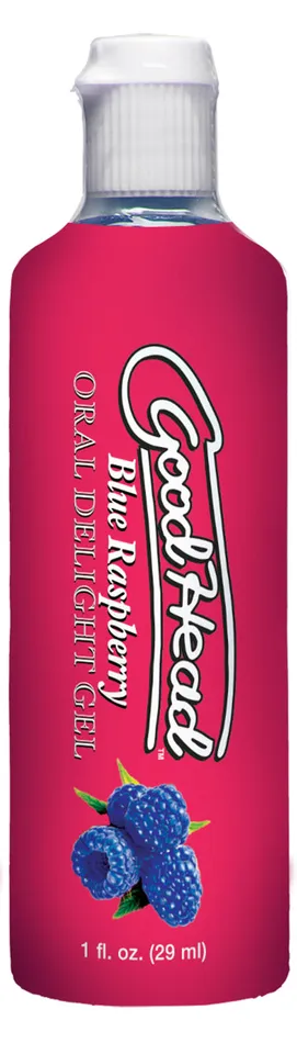 Goodhead Oral Delight Gel Blue Raspberry 1 Oz Bulk Doc Johnson Anal
