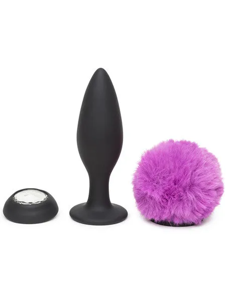 Happy Rabbit Rechargeable Vibrating Butt Plug Large BlackPurple Lovehoney Anal