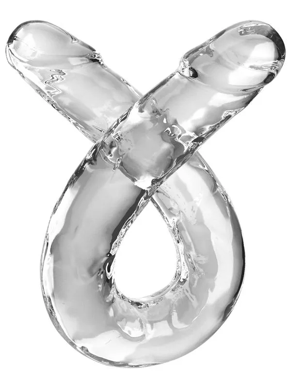 King Cock 18 in Double Dildo Clear Pipedream Products Dildos King Cock 18 in Double Dildo Clear Pipedream Products Dildos