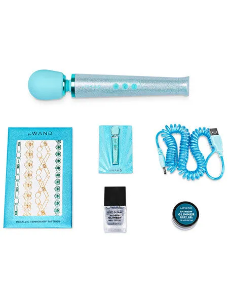 Le Wand Vibrators Le Wand All That Glimmers Set Blue