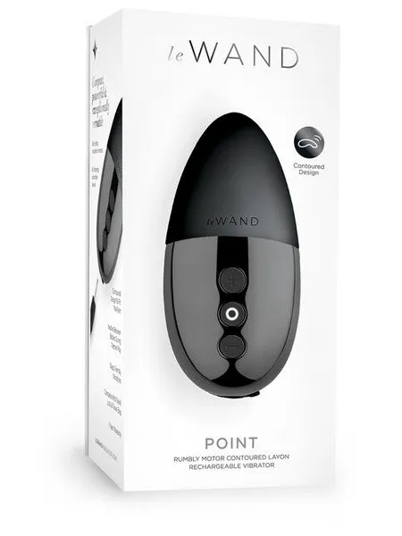 Le Wand Vibrators Le Wand Chrome Point Black