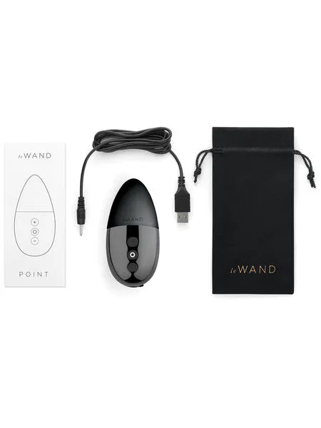 Le Wand Vibrators Le Wand Chrome Point Black