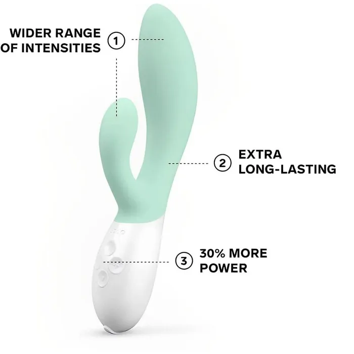 Lelo Vibrators Lelo Ina 3 Dual Action Massager Seaweed