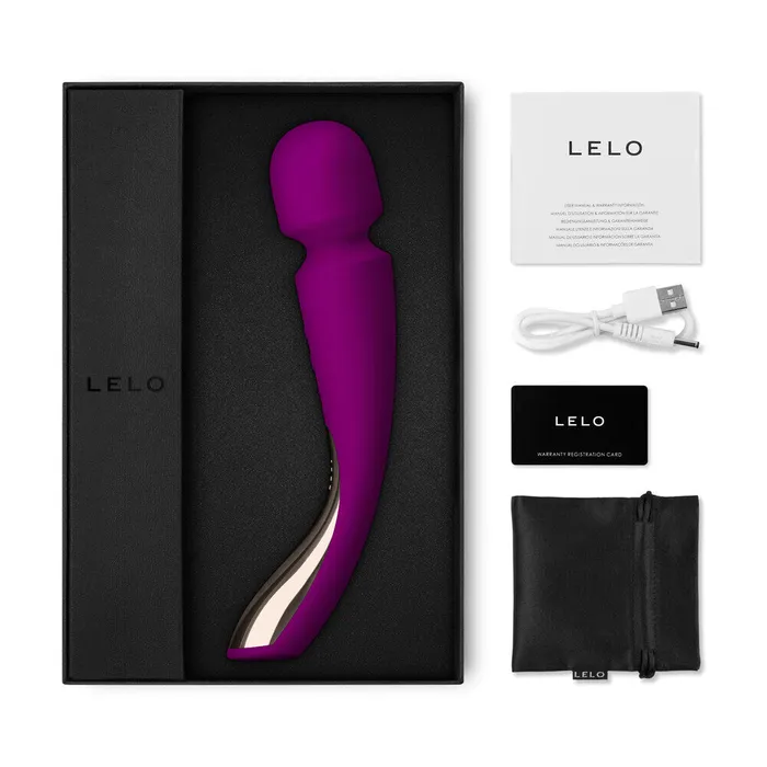 Lelo Vibrators Lelo Smart Wand 2 Med Deep Rose