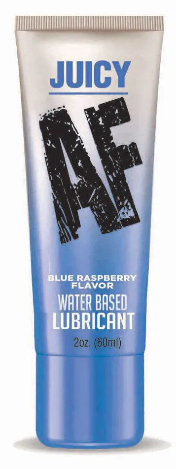 Lubricants Juicy Af Blueberry Water Based Lubricant 2 Oz Little Genie