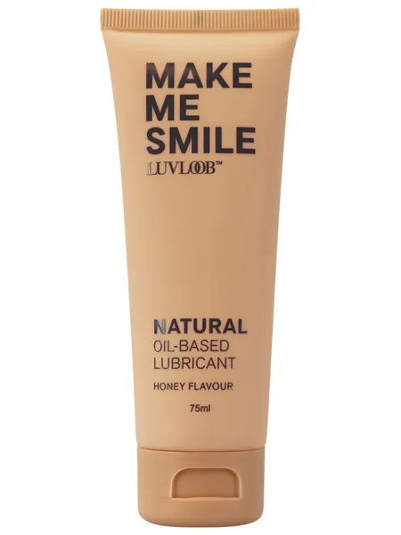 Luvloob Make Me Smile OilBased 75ml Lubricant Honey Luvloob Sexual Health Wellbeing Luvloob Make Me Smile OilBased 75ml Lubricant Honey Luvloob Sexual Health Wellbeing