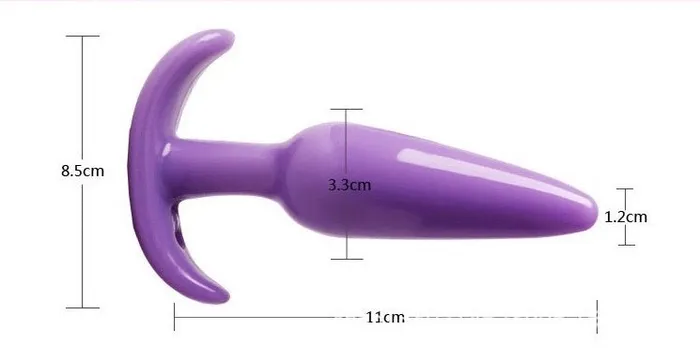 Male Sex Toys Gentle Caress Silicone Anal Plug