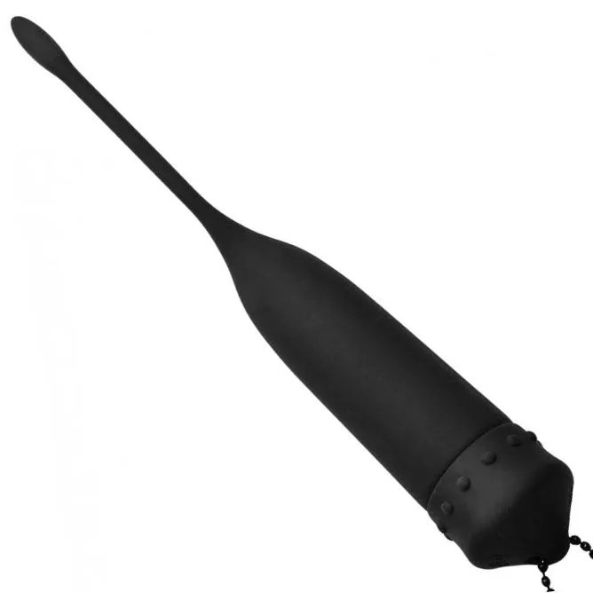 Male Sex Toys Master Series Cadence Vibrating Silicone Urethral Sound