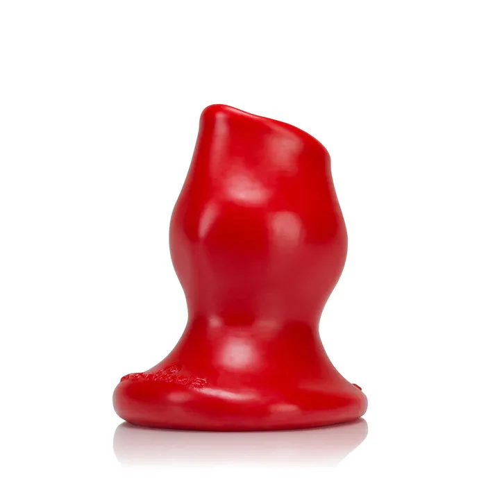 Male Sex Toys OXBALLS Oxballs Hollow Butt Plug Medium Red