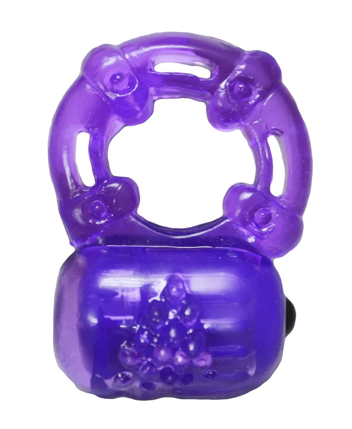 Male Sex Toys Reusable Cock Ring Purple Top Cat Toys